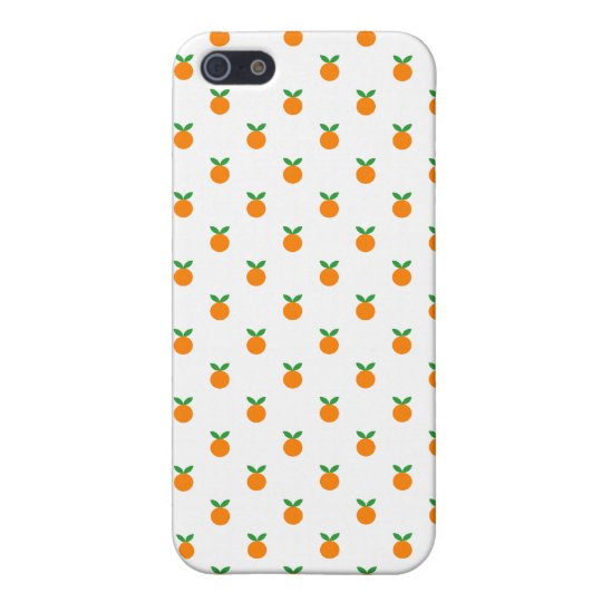 Orange pattern iPhone 5 case cover