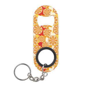 Orange pattern mini bottle opener