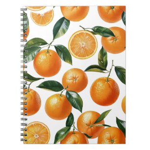 Orange Pattern Notebook