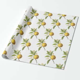 Orange Pattern Wrapping Paper