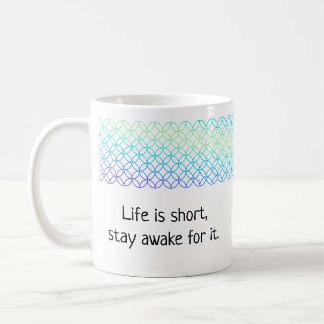 Orange Peel Bordure Mug personnalisé (Gauche)