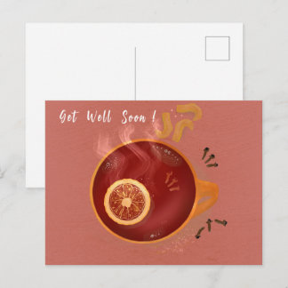 Orange Peel Tea Postcard