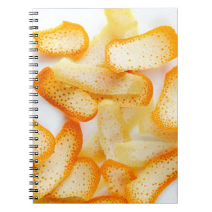 Orange peels notebook