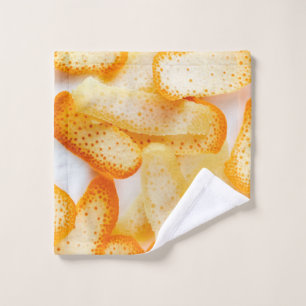 Orange peels wash cloth