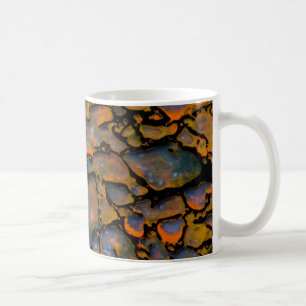 Orange Petrified dinosaur bone Coffee Mug