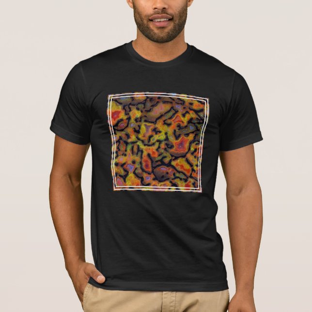 Orange Petrified Dinosaur Bone T-Shirt (Front)