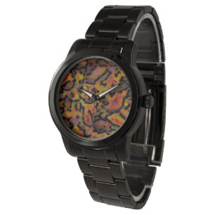Orange Petrified Dinosaur Bone Watch