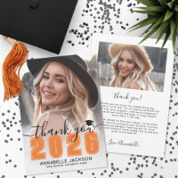 Orange Photo Graduation