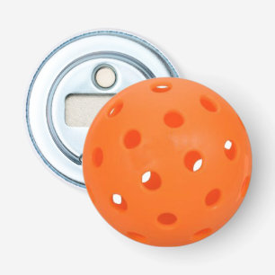 Orange Pickleball Bottle Opener