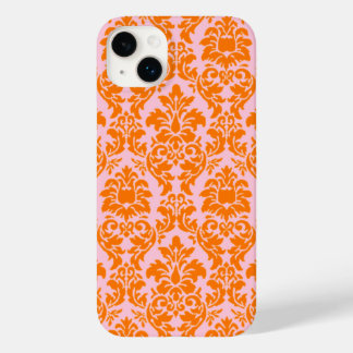 Orange & Pink Damask Case-Mate iPhone 14 Plus Case