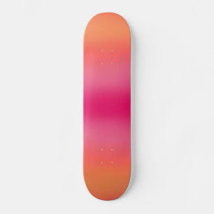 Orange Pink Ombré  Skateboard