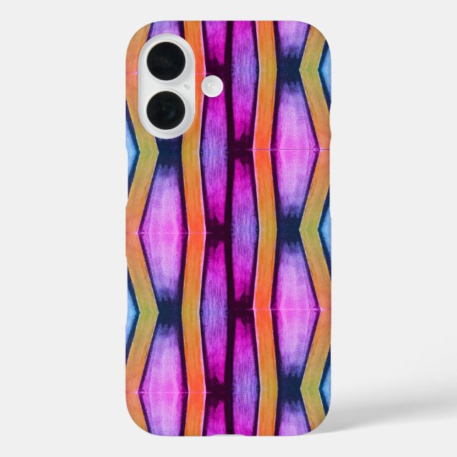 Orange, pink, purple and blue Chevron  Case-Mate iPhone Case (Back)