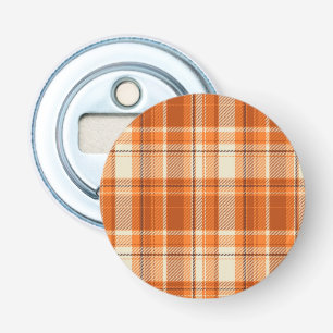 Orange plaid bottle opener