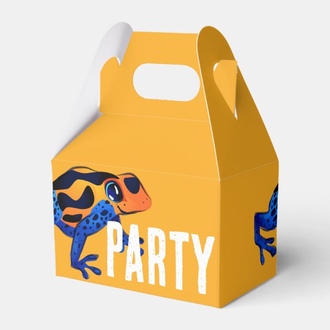 Orange Poison Dart Frog Gift Box (Front Side)