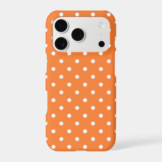 Orange Polka Dots Modern (Verso)