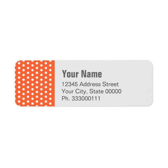 Orange Polkadot (Front)