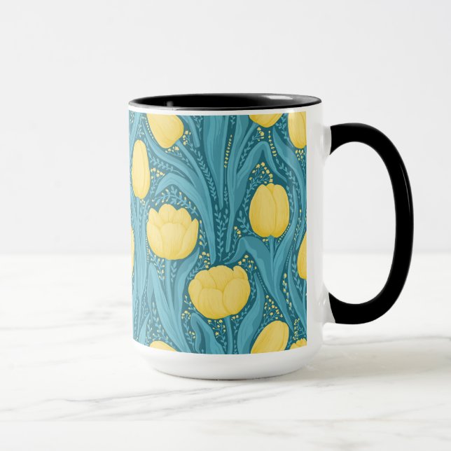 Orange Poppies Mug (Right)