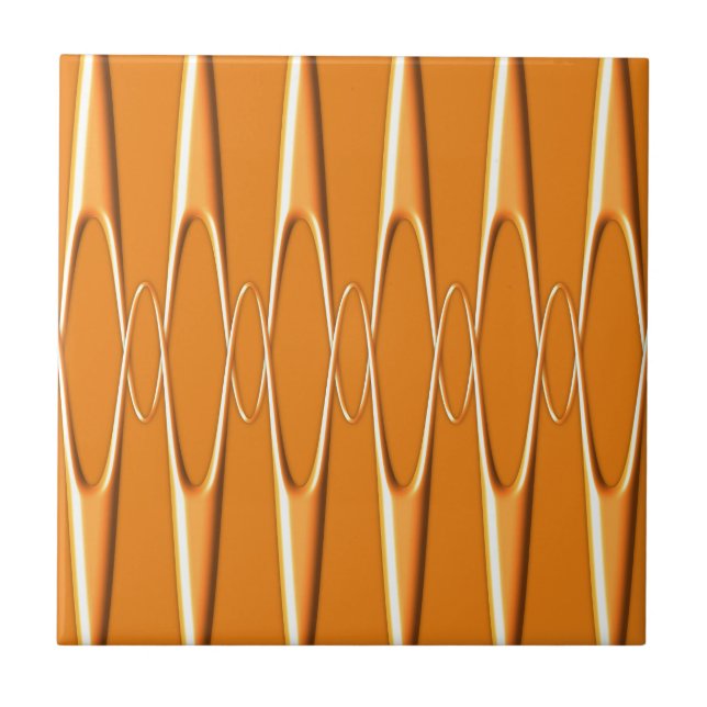 Orange Pulse Tile (Front)