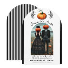 Orange Pumpkin Halloween Fall Photo Save the Date