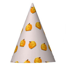 Orange pumpkin head pattern