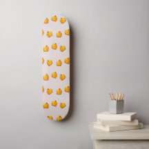 Orange pumpkin head pattern