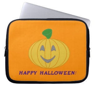 Orange Pumpkin  Laptop Sleeve