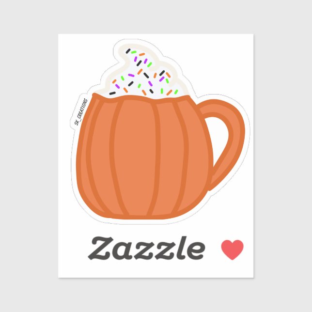 Orange Pumpkin Mug  (Sheet)