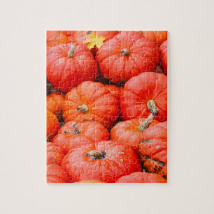 Orange pumpkins at market, Germany Jigsaw Puzzle