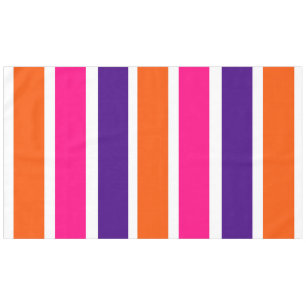 Orange, Purple and Hot Pink table cloth