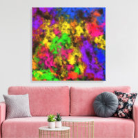 Orange Purple And Red Abstract Graphic Art Design