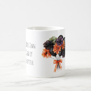 Orange Purple Flowers Balloons Coffee Mug