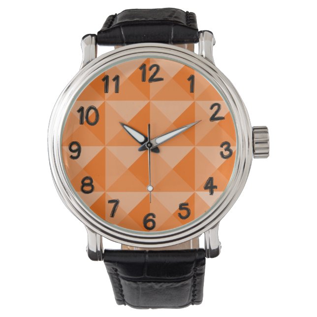 Orange Pyramids  Watch (Front)