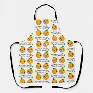 ORANGE QUOTE APRON