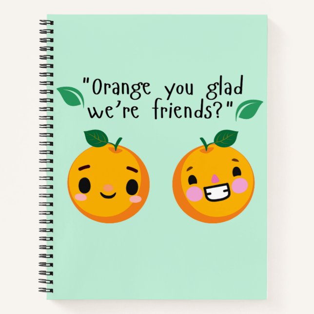 ORANGE QUOTE NOTEBOOK (Front)