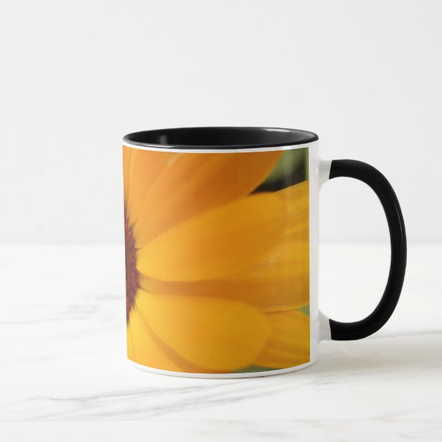 Orange Rain Daisy Mug (Right)