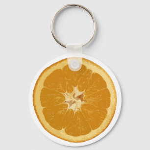 orange. realistic. keychain