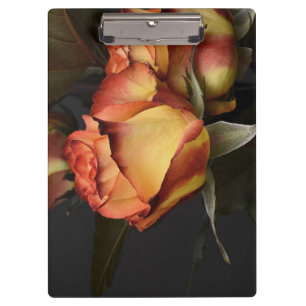 Orange, Red and Yellow Roses Clipboard
