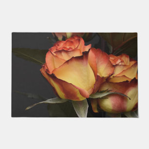 Orange, Red and Yellow Roses Doormat