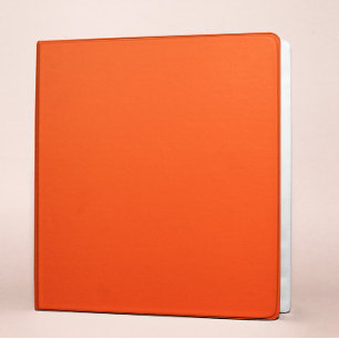 Orange Red Binder