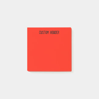 Orange/Red Post-it Notes