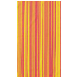 Orange Red Yellow Stripes Tablecloth