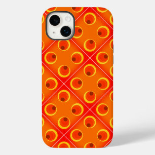 orange rétro 1970 Coque-Mate coque iphone