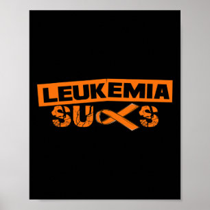 Orange Ribbon I Leukaemia Dad September Poster