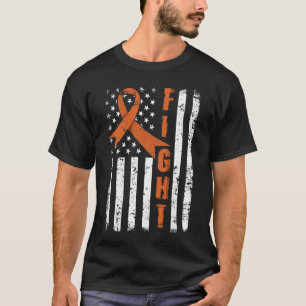 Orange ribbon sign - Leukemia Awareness_fullprint T-Shirt