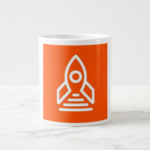 Orange Rocket Mug