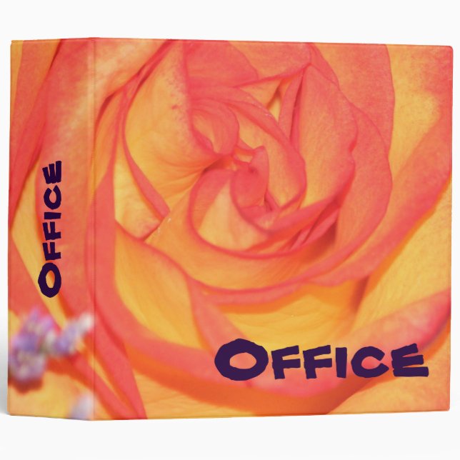 Orange Rose Binder (Front/Spine)