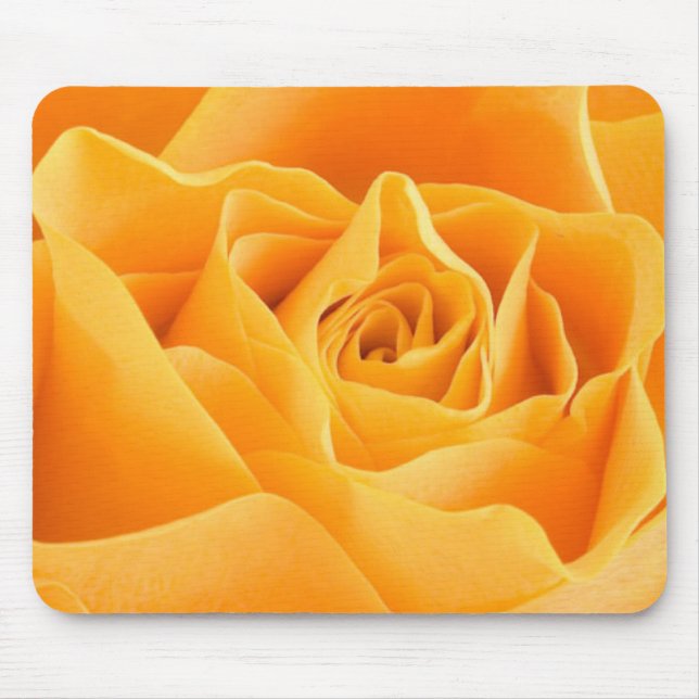 Orange Rose Mouse Pad (Front)