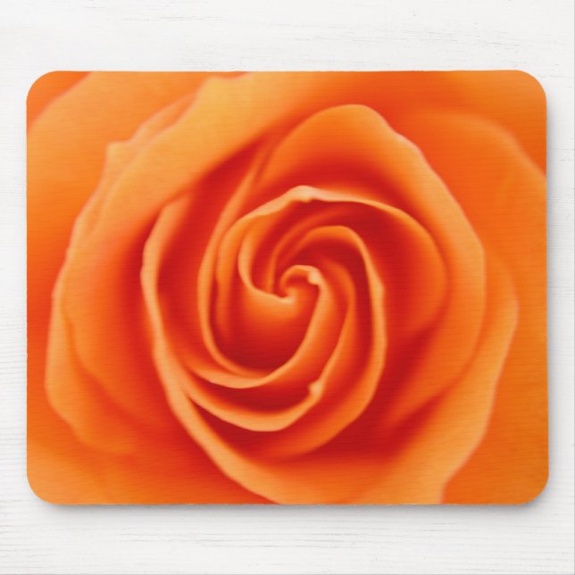 Orange Rose Mouse Pad (Front)
