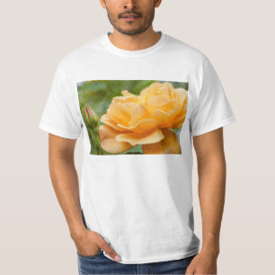 Orange Rose Painterly T-Shirt