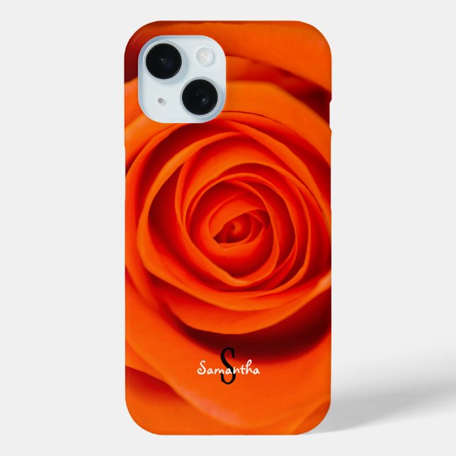 Orange Rose Phone case (Back)